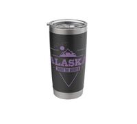 Alaska Share The Wonder State USA Stainless Steel Insulated Tumbler