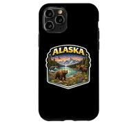 Alaska Souvenir Vacation Memorabilia Badge State Visitor Case for iPhone 11 Pro