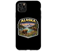 Alaska Souvenir Vacation Memorabilia Badge State Visitor Case for iPhone 11 Pro Max