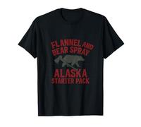 Alaska Starter Pack Flannel & Bear Spray Graphic T-Shirt