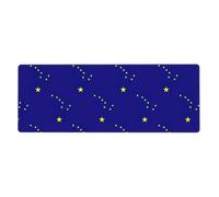 Alaska State Flag Keyboard and Mouse Pad, Extra Large Desk Cover, Spill Resistance Mat for Smooth Tracking