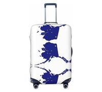 Alaska State Flag Map Print Travel Luggage Cover Suitcase Cover Protector Suitcase Washable Baggage Covers Anti-Scratch