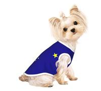 Alaska State Flag Print Dog Shirt Summer Pet T-Shirts Stretchy Cats Dogs Tee Shirt Sleeveless Tank Top Dog Vest