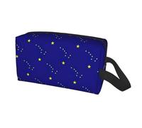 Alaska State Flag Print Travel Storage Bag for Men Women,Large Capacity Organizer Portable Toiletry Bag