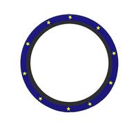 Alaska State Flag Print Vehicles Steering Wheel Cover Comfort Car Interior Accessory All-Season Protection