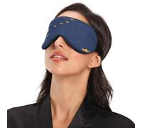 Alaska State Flag Travel Essential Sleep Mask for Side Sleeper with Elastic Adjustable Band Blackout with Adjustable Strap Sleep Mask for Side Sleeper Travel Home Nap Rest