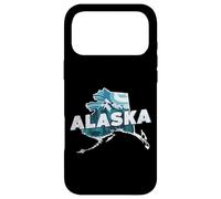 Alaska State Map Road Trip Anchorage Juneau Fairbanks Sitka Case for iPhone 17 Pro Max