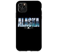 Alaska State USA Holiday Alaska AK City Vintage Effect Case for iPhone 11 Pro Max