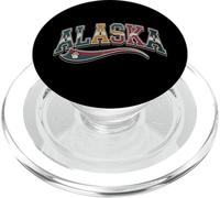 Alaska T-Shirt - Retro Vintage Travel Outdoors Mountain PopSockets PopGrip for MagSafe