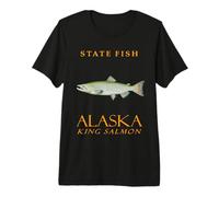 Alaska Territory Fish The King Salmon Premium T-Shirt