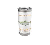 Alaska Territory Fish The King Salmon Stainless Steel Insulated Tumbler