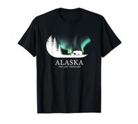 Alaska The Last Frontier and Trees Nature Souvenir T-Shirt