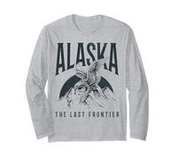 Alaska The Last Frontier Bald Eagle Vintage Souvenir Long Sleeve T-Shirt