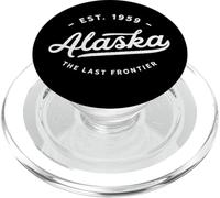 Alaska The Last Frontier Classic Vintage Retro Est 1959 PopSockets PopGrip for MagSafe