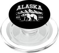 Alaska The Last Frontier Est 1959 Bear Mountain Souvenir PopSockets PopGrip for MagSafe