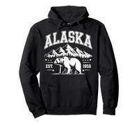 Alaska The Last Frontier Est 1959 Bear Mountain Souvenir Pullover Hoodie