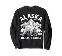 Alaska The Last Frontier EST. 1959 Bear Mountain Sweatshirt