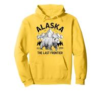 Alaska The Last Frontier EST. 1959 Mountains Nature Pullover Hoodie