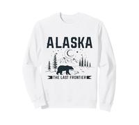 Alaska The Last Frontier Nature Lover Vintage Souvenir Sweatshirt