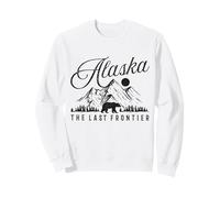 Alaska The Last Frontier Nature Lover Vintage Souvenir Sweatshirt