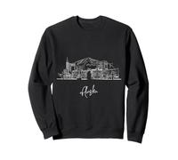 Alaska The Last Frontier Skyline Travel Souvenirs Cityscape Sweatshirt