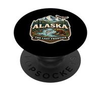 Alaska The Last Frontier Souvenir Memorabilia Proud Alaskan PopSockets Adhesive PopGrip