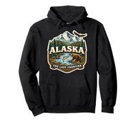 Alaska The Last Frontier Souvenir Memorabilia Proud Alaskan Pullover Hoodie