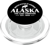 Alaska - The Last Frontier - Throwback Design - Classic PopSockets PopGrip for MagSafe