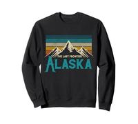 Alaska The Last Frontier Vintage Mountains Nature Gift Sweatshirt
