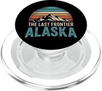 Alaska The Last Frontier Vintage Retro Mountains Nature PopSockets PopGrip for MagSafe