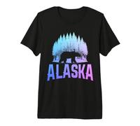 Alaska The Last Frontier Vintage Souvenir Premium T-Shirt