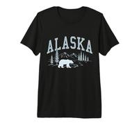 Alaska The Last Frontier Vintage Souvenir Premium T-Shirt