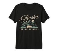 Alaska The Last Frontier Vintage Souvenir Premium T-Shirt