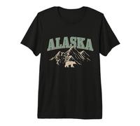 Alaska The Last Frontier Vintage Souvenir Premium T-Shirt