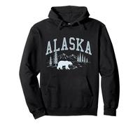 Alaska The Last Frontier Vintage Souvenir Pullover Hoodie