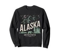 Alaska The Last Frontier Vintage Souvenir Sweatshirt
