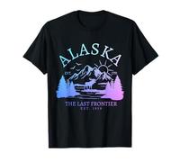 Alaska The Last Frontier Vintage Souvenir T-Shirt