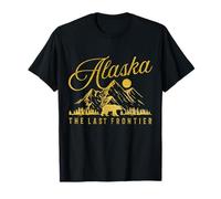 Alaska The Last Frontier Vintage Souvenir T-Shirt