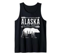 Alaska The Last Frontier Vintage Souvenir Tank Top