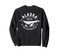 Alaska The Last Frontier Whale Home Cruise Vintage Men Women Sweatshirt