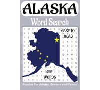 Alaska themed word search book.: Book is 6 X 9 inches,110 pages with 55 Puzzles and 495 words with mostly easy to read print. Each puzzle contains ... vertically, diagonally, forward, or backward.