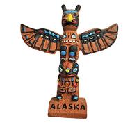Alaska Totem USA Refrigerator Magnet 3D Travel Sticker Souvenirs Collection,Home & Kitchen Decoration,USA Fridge Magnet from China