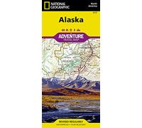Alaska Travel Map - National Geographic Adventure Map | Waterproof, Tear-Resistant | Topographic Road Map with National Parks, Trails & Wildlife Areas (National Geographic Adventure Travel Map)