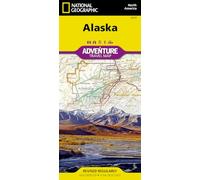 Alaska Travel Map - National Geographic Adventure Map | Waterproof, Tear-Resistant | Topographic Road Map with National Parks, Trails & Wildlife Areas