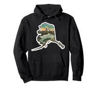 Alaska Tundra North Untamed Lands Wild Travel Mountains Pullover Hoodie
