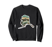 Alaska Tundra North Untamed Lands Wild Travel Mountains Sweatshirt
