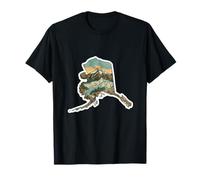 Alaska Tundra North Untamed Lands Wild Travel Mountains T-Shirt