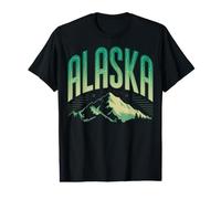 Alaska Us State Amerika Mountain Nature Value Graphic T-Shirt