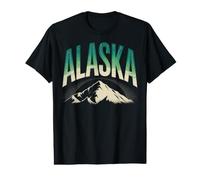 Alaska Us State Amerika Mountain Nature Value Graphic T-Shirt