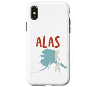 Alaska USA, AK State of Alaska Souvenir Case for iPhone X/XS